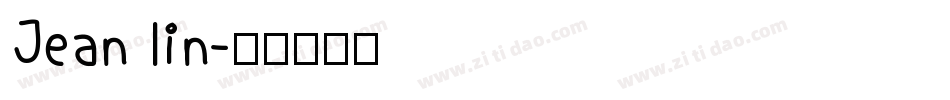 Jean lin字体转换